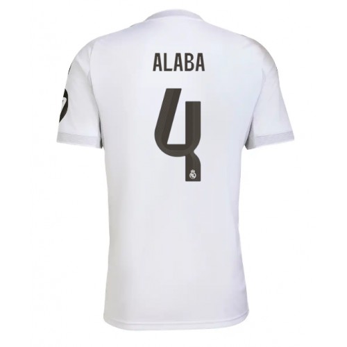 Real Madrid David Alaba #4 Hemmatröja 2025-26 Kortärmad Real Madrid David Alaba #4 Hemmatröja 2025-26 Kortärmad